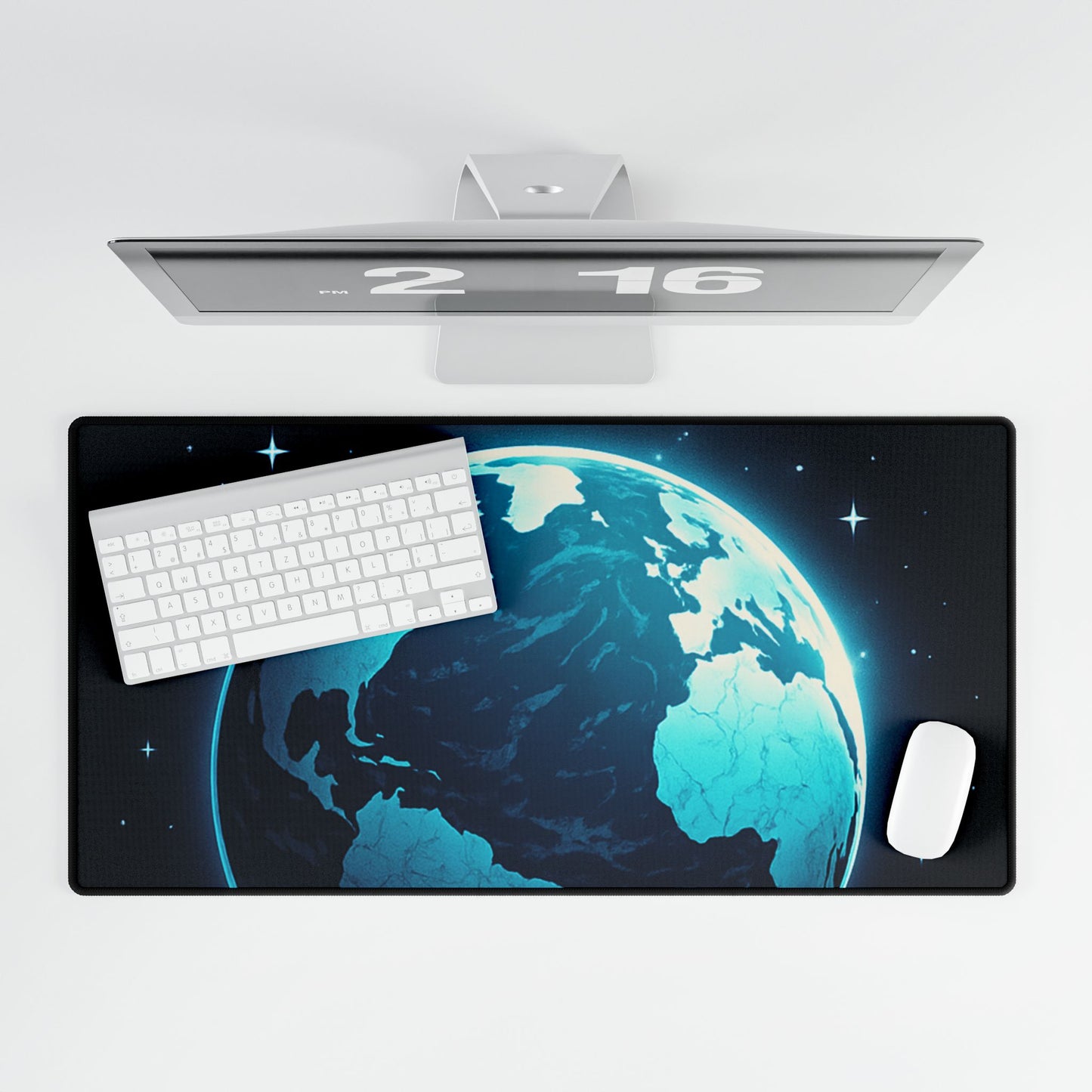 Celestial Desk Mat - Galaxy Themed Office Accessories for Home or Work, Gaming, or Study, Perfect Gift for Space Lovers