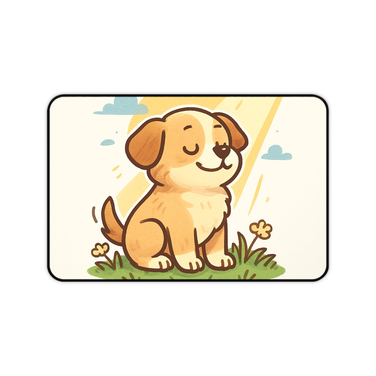 Cute Puppy Desk Mat - Adorable Dog Desk Pad for Home Office, Pet Lover Gift, Office Decor, Animal Themed Accessories