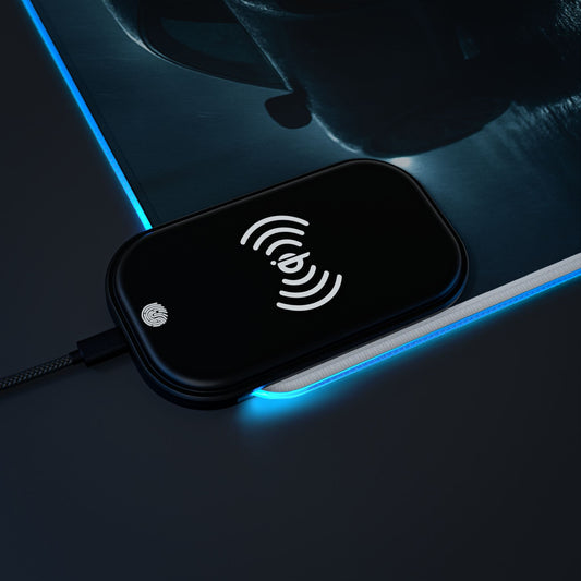 LED Wireless Gaming Mouse Pad with Dynamic Lighting, Computer Accessories, Desk Decor, Gamer Gift, LED RGB Mousepad, Charge While Gaming