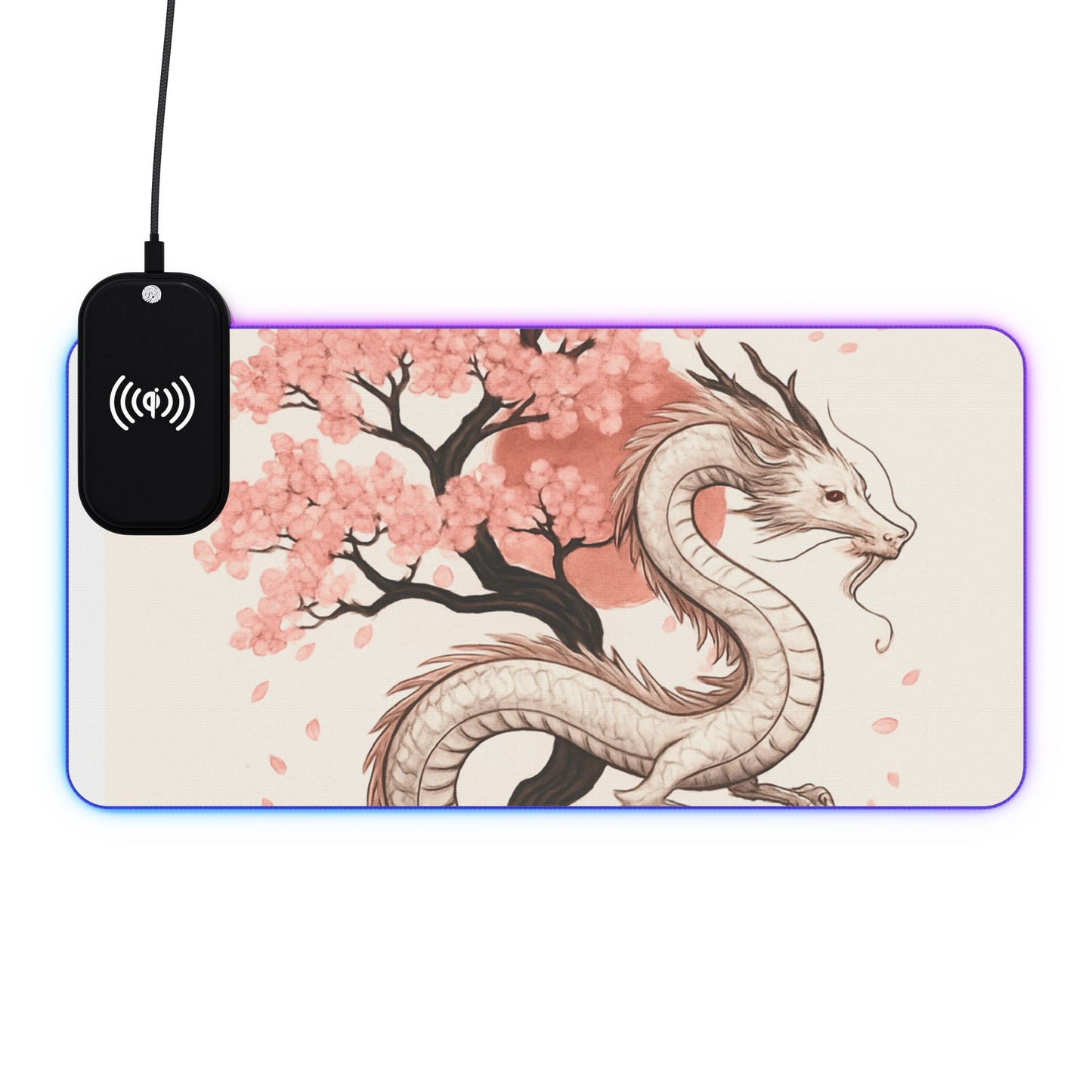 Illuminated Wireless Charging Gaming Mouse Pad, RGB Mood Lighting, Desk Accessory for Gamers, Unique Gift for Birthdays, Gaming Room [...]