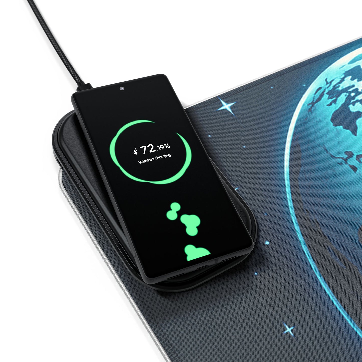 LED Gaming Mouse Pad, Wireless Charging