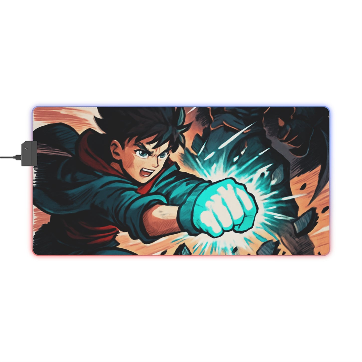 LED Gaming Mouse Pad with Dynamic Illumination, Ideal for Gamers, Desk Decor, Birthday Gifts, Gaming Setup Essentials, LED Light Mouse Pad