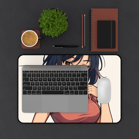 Chic Anime Desk Mat – Stylish Desk Accessory, Gamer Gift, Cute Home Office Decor, Anime Art, Unique Mouse Pad
