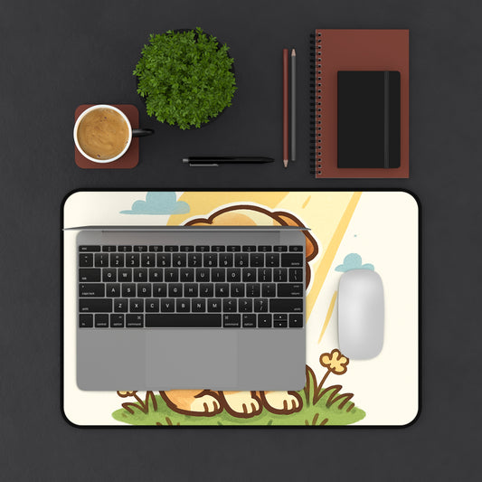 Cute Puppy Desk Mat - Adorable Dog Desk Pad for Home Office, Pet Lover Gift, Office Decor, Animal Themed Accessories