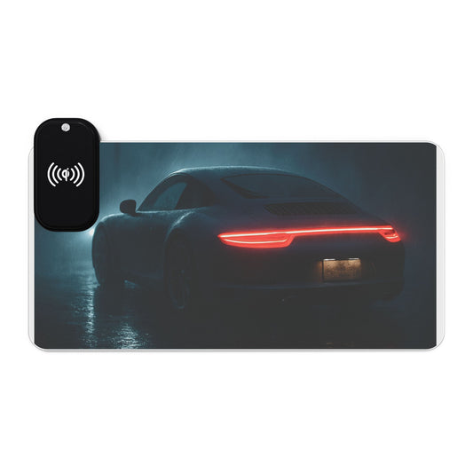 LED Wireless Gaming Mouse Pad with Dynamic Lighting, Computer Accessories, Desk Decor, Gamer Gift, LED RGB Mousepad, Charge While Gaming