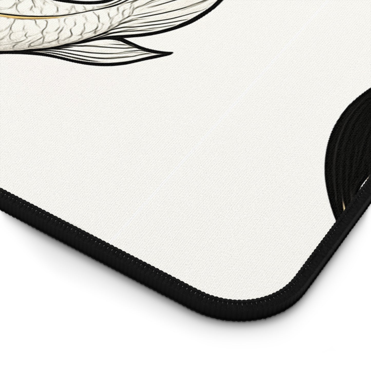 Koi Fish Desk Mat - Artistic Office Accessory, Gaming Mouse Pad, Home Decor, Gift for Fish Lovers, Stylish Workspace Decoration