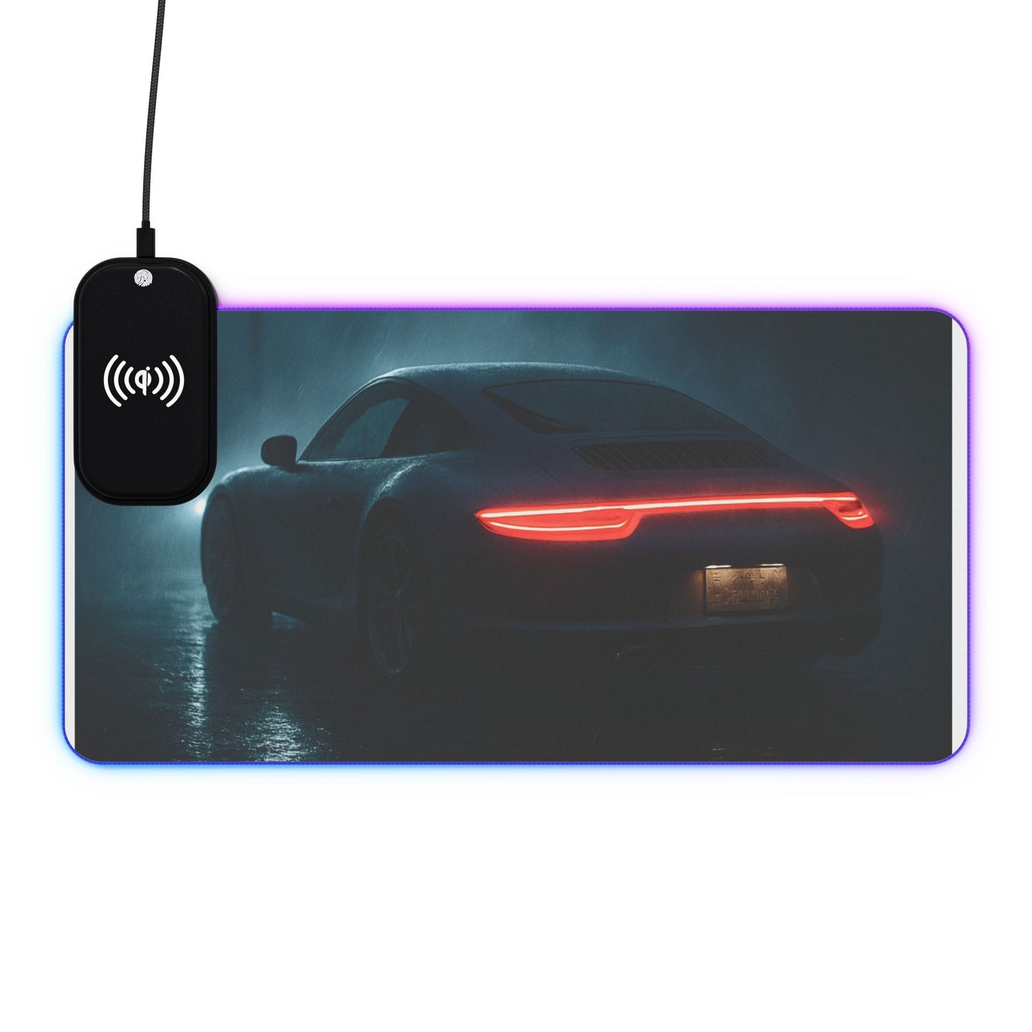 LED Wireless Gaming Mouse Pad with Dynamic Lighting, Computer Accessories, Desk Decor, Gamer Gift, LED RGB Mousepad, Charge While Gaming