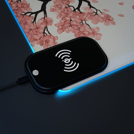 Illuminated Wireless Charging Gaming Mouse Pad, RGB Mood Lighting, Desk Accessory for Gamers, Unique Gift for Birthdays, Gaming Room [...]