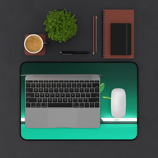 Gaming Desk Mat with Coin Transfer Design, Office Decor, Computer Accessory, Gamer Gift, Workstation Mat